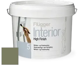 Краска Flugger Interior High Finish 5 матовая акриловая краска-грунт цвет NCS S 5020-G50Y 
