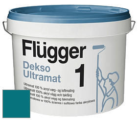 Краска Flugger Dekso 1 ультраматовая краска цвет RAL 5021 