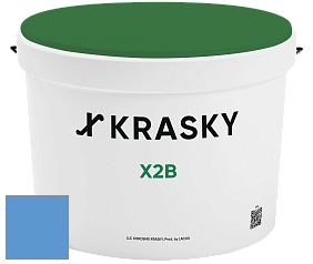 Краска X2B X Krasky глубокоматовая краска для потолков цвет NCS S 1555-R80B 