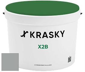 Краска X2B X Krasky глубокоматовая краска для потолков цвет NCS S 3502-G 