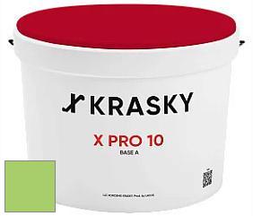 Краска X Pro 10 X Krasky матовая краска для стен и потолков цвет NCS S 0560-G30Y 