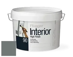 Краска Flugger Interior High Finish 90 акриловая глянцевая эмаль цвет NCS S 6005-B80G 