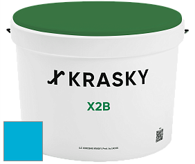 Краска X2B X Krasky глубокоматовая краска для потолков цвет NCS S 1060-B 