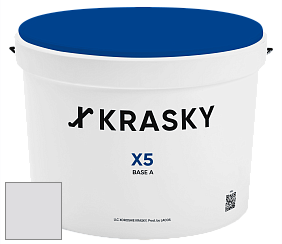 Краска X5 X Krasky матовая краска для стен и потолков цвет NCS S 1002-R50B 
