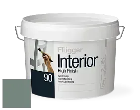 Краска Flugger Interior High Finish 90 акриловая глянцевая эмаль цвет NCS S 5010-B90G 