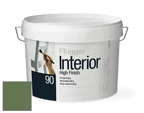 Краска Flugger Interior High Finish 90 акриловая глянцевая эмаль цвет NCS S 5030-G30Y 