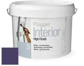 Краска Flugger Interior High Finish 5 матовая акриловая краска-грунт цвет 3448 