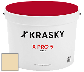 Краска X PRO 5 X Krasky матовая краска для стен и потолков цвет NO.38 