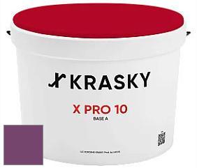 Краска X Pro 10 X Krasky матовая краска для стен и потолков цвет NCS S 4050-R40B 