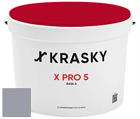 Краска X PRO 5 X Krasky матовая краска для стен и потолков цвет 5466 
