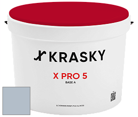 Краска X PRO 5 X Krasky матовая краска для стен и потолков цвет NCS S 2010-R80B 