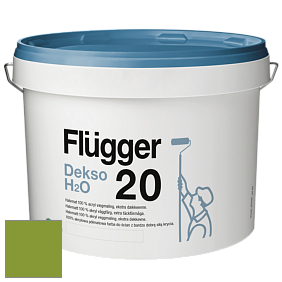 Краска Flugger Dekso H2O 20 полуматовая краска цвет NCS S 2070-G40Y 