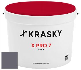 Краска X Pro 7 X Krasky матовая краска для стен и потолков цвет 5468 