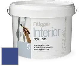 Краска Flugger Interior High Finish 5 матовая акриловая краска-грунт цвет NCS S 4055-R70B 