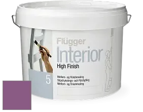 Краска Flugger Interior High Finish 5 матовая акриловая краска-грунт цвет RAL 4001 