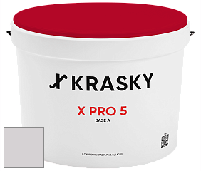 Краска X PRO 5 X Krasky матовая краска для стен и потолков цвет 5413 