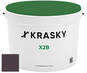 Краска X2B X Krasky глубокоматовая краска для потолков цвет NCS S 8010-R30B 