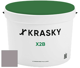 Краска X2B X Krasky глубокоматовая краска для потолков цвет NCS S 4005-R20B 