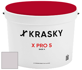 Краска X PRO 5 X Krasky матовая краска для стен и потолков цвет NCS S 1505-R30B 