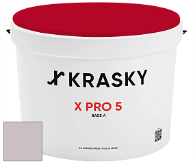 Краска X PRO 5 X Krasky матовая краска для стен и потолков цвет 5425 