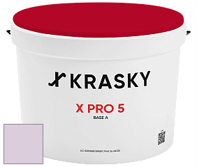 Краска X PRO 5 X Krasky матовая краска для стен и потолков цвет NCS S 1015-R40B 