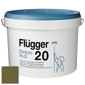 Краска Flugger Dekso H2O 20 полуматовая краска цвет NCS S 5540-G60Y 