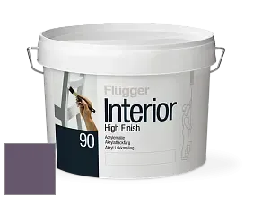 Краска Flugger Interior High Finish 90 акриловая глянцевая эмаль цвет NCS S 6020-R50B 