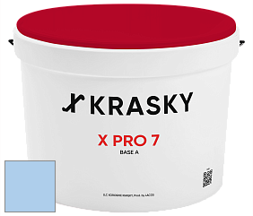 Краска X Pro 7 X Krasky матовая краска для стен и потолков цвет NCS S 0530-R80B 