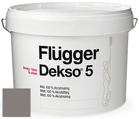 Краска Flugger Dekso 5 матовая краска цвет NCS S 5502-Y50R 