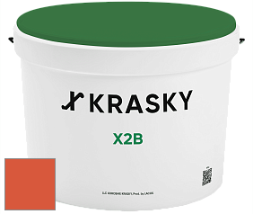 Краска X2B X Krasky глубокоматовая краска для потолков цвет NCS S 1080-Y70R 