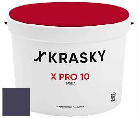 Краска X Pro 10 X Krasky матовая краска для стен и потолков цвет NCS S 7020-R60B 