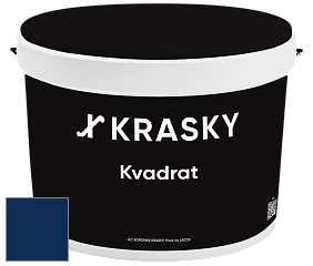 Краска X2B Kvadrat X Krasky матовая краска для потолков глубокого чёрного цвета цвет RAL 5026 