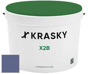Краска X2B X Krasky глубокоматовая краска для потолков цвет NCS S 5030-R70B 