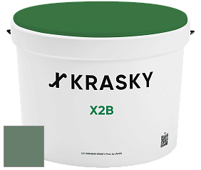 Краска X2B X Krasky глубокоматовая краска для потолков цвет NCS S 5020-G10Y 