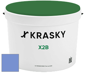 Краска X2B X Krasky глубокоматовая краска для потолков цвет NCS S 1555-R70B 