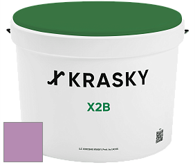 Краска X2B X Krasky глубокоматовая краска для потолков цвет NCS S 2040-R40B 