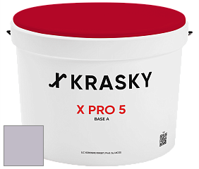 Краска X PRO 5 X Krasky матовая краска для стен и потолков цвет NCS S 2010-R50B 
