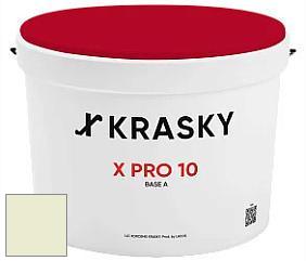 Краска X Pro 10 X Krasky матовая краска для стен и потолков цвет NCS S 0510-G60Y 