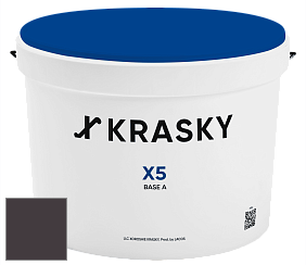 Краска X5 X Krasky матовая краска для стен и потолков цвет NCS S 8505-R20B 