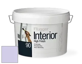Краска Flugger Interior High Finish 90 акриловая глянцевая эмаль цвет 3444 