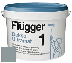 Краска Flugger Dekso 1 ультраматовая краска цвет NCS S 4005-B20G 