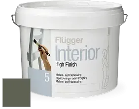 Краска Flugger Interior High Finish 5 матовая акриловая краска-грунт цвет NCS S 7010-G50Y 