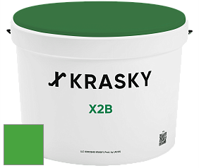 Краска X2B X Krasky глубокоматовая краска для потолков цвет RAL 6018 