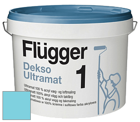 Краска Flugger Dekso 1 ультраматовая краска цвет NCS S 0540-B10G 