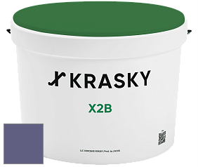 Краска X2B X Krasky глубокоматовая краска для потолков цвет NCS S 5030-R60B 