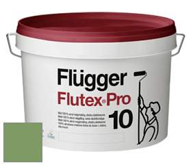 Краска Flugger Flutex Pro 10 матовая моющаяся краска цвет NCS S 3040-G30Y 