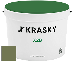 Краска X2B X Krasky глубокоматовая краска для потолков цвет 3528 