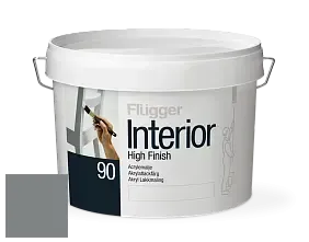 Краска Flugger Interior High Finish 90 акриловая глянцевая эмаль цвет 5517 