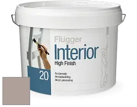 Краска Flugger Interior High Finish 20 акриловая полуматовая эмаль цвет 4386 
