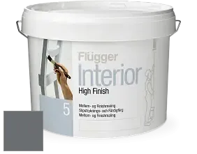 Краска Flugger Interior High Finish 5 матовая акриловая краска-грунт цвет NCS S 6502-B 